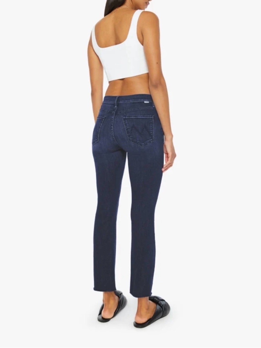 MOTHER Denim The Mid Rise Dazzler Ankle
